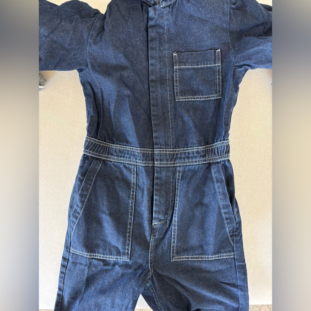 Seventy + Mochi Lorna jumpsuit NWT denim blue jeans size XS 2 - Picture 5 of 11